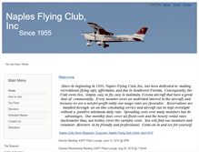 Tablet Screenshot of naplesflyingclub.com